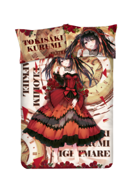 Kurumi Tokisaki - Date a Live Anime Bedding Sets,Bed Blanket & Duvet Cover,Bed Sheet with Pillow Covers