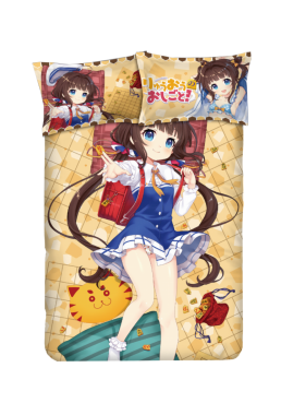 Ai Hinatsuru - Ryuuou no Oshigoto Anime 4 Pieces Bedding Sets,Bed Sheet Duvet Cover
