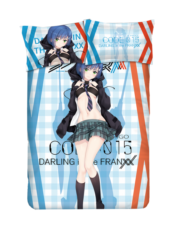 Ichigo-DARLING in the FRANXX Anime Bedding Sets,Bed Blanket & Duvet Cover,Bed Sheet with Pillow Covers