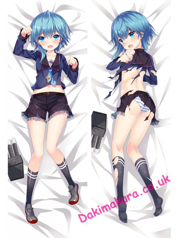 Blue Hair-Kantai Collection Long anime japenese love pillow cover