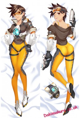 Tracer - Overwatch body anime cuddle pillow covers