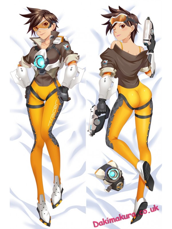 Tracer - Overwatch body anime cuddle pillow covers