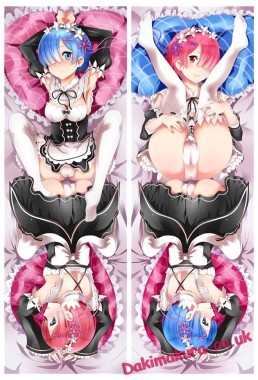 Ram and Rem - Re Zero Dakimakura 3d pillow japanese anime pillow case