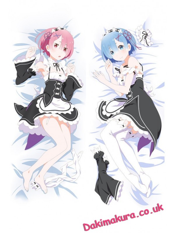 Ram and Rem - Re Zero Anime Dakimakura Japanese Hugging Body PillowCases