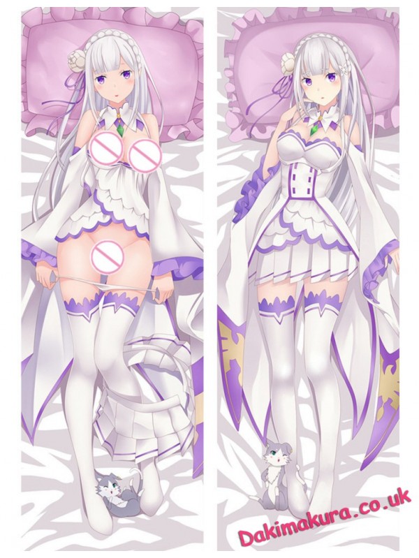 Emilia - Re:Zero Body hug dakimakura girlfriend body pillow cover