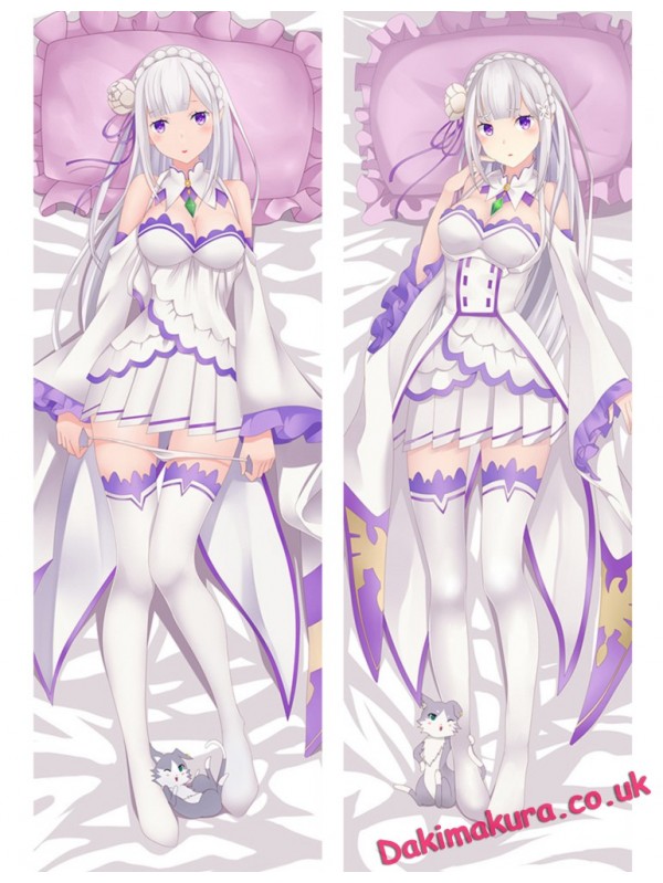 Emilia - Re:Zero Hugging body anime cuddle pillow covers