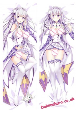 Emilia - Re:Zero Japanese character body dakimakura pillow cover