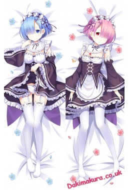 Rem and Ram - Re:Zero hug dakimakura pillow case online