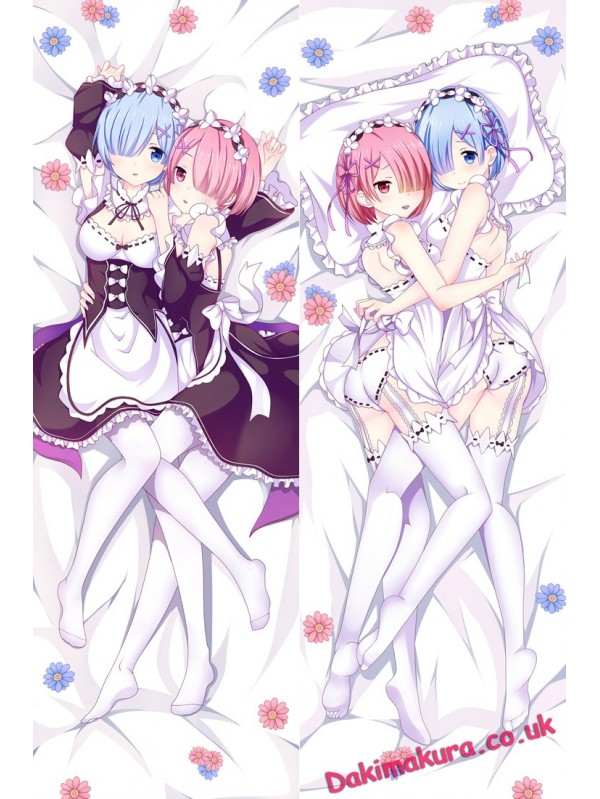 Rem and Ram - Re:Zero hug dakimakura girlfriend body pillow cover