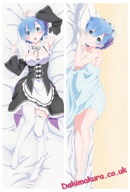 Rem - Re Zero Dakimakura Japanese Hug Body Pillow Cover