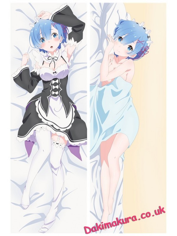 Rem - Re Zero Dakimakura Japanese Hug Body Pillow Cover