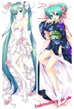 Snow-Hatsune Miku - Vocaloid Anime Dakimakura Japanese Hugging Body Pillow Cover