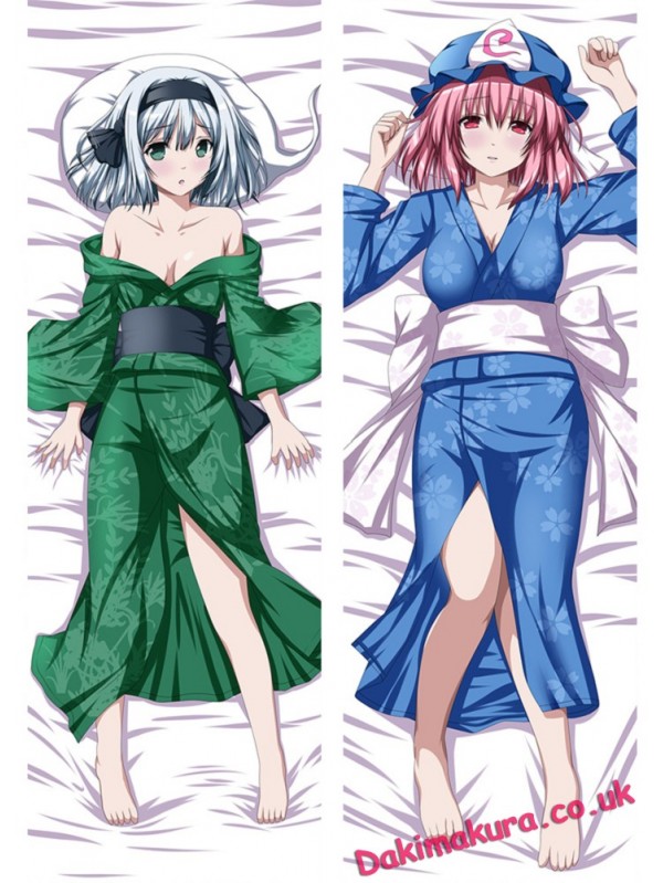 Youmu Konpaku and Yuyuko Saigyouji - Touhou Project anime cuddle pillow covers