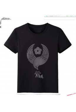 Black - Touken Ranbu Online Men Anime Fashion T-shirts