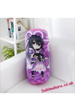 Tohka Yatogami Date a Live Anime Comfort Neck and Support Mini Round Roll Bolster Dakimakura Pillow