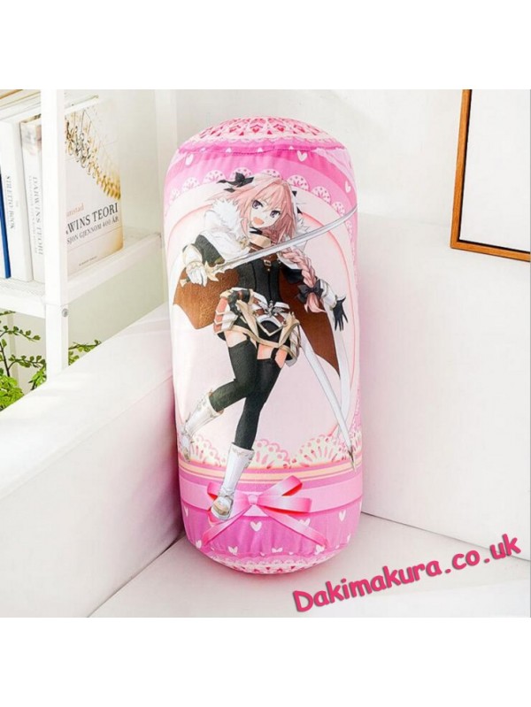 Astolfo - Fate Anime Comfort Neck and Support Mini Round Roll Bolster Dakimakura Pillow