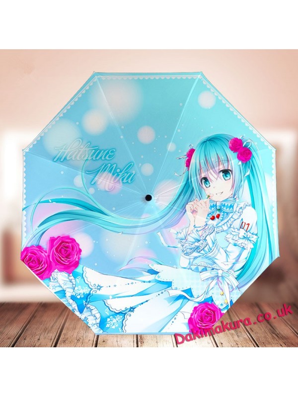 Hatsune Miku - Vocaloid Waterproof Anti-UV Never Fade Foldable Anime Umbrella