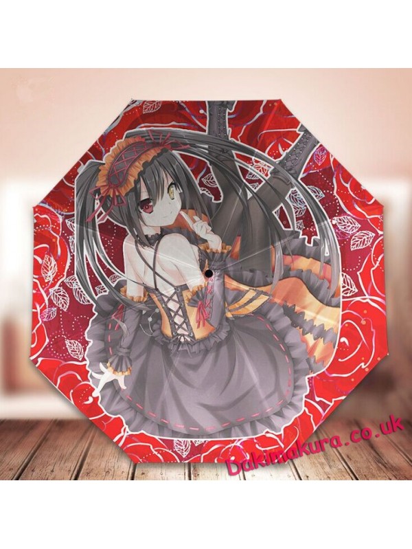 Kurumi Tokisaki - Date A Live Waterproof Anti-UV Never Fade Foldable Anime Umbrella