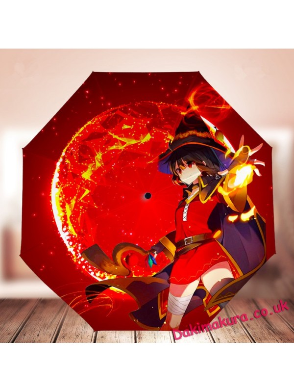 Megumi - KonoSuba Waterproof Anti-UV Never Fade Foldable Anime Umbrella