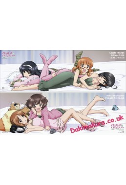 Girls und Panzer-Mako Reizei - Saori Takebe -Hana Isuzu - Miho Nishizumi - Yukari Akiyama PILLOW COVER