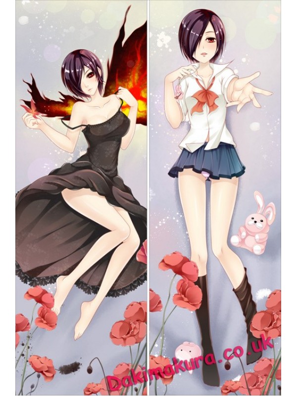 New AnimeTokyo Ghoul Kirishima Touka Dakimakura Bed Hugging Body Pillow Case