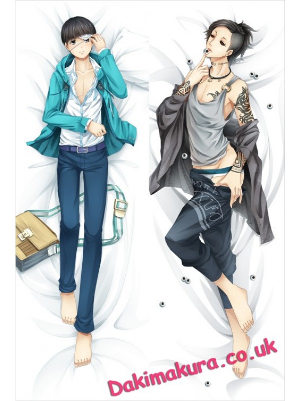 New Anime Tokyo Ghoul Kaneki ken-Uta Dakimakura Bed Hugging Body Pillow Case