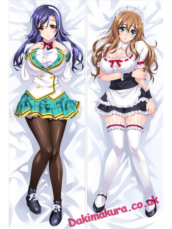 Kuro no Kyoushitsu - Kusunoki Kazuha - Nomiya Nanako Anime Dakimakura Pillow Cover