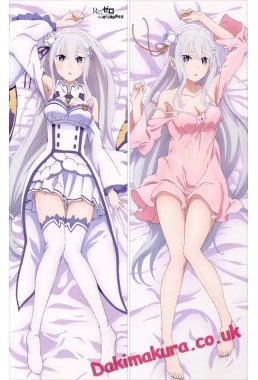 Re Zero - Emilia Anime Dakimakura Pillow Cover