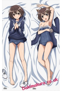 New Anime Strike Witches Hikari Karibuchi Dakimakura Bed Hugging Body Pillow Case Pillow