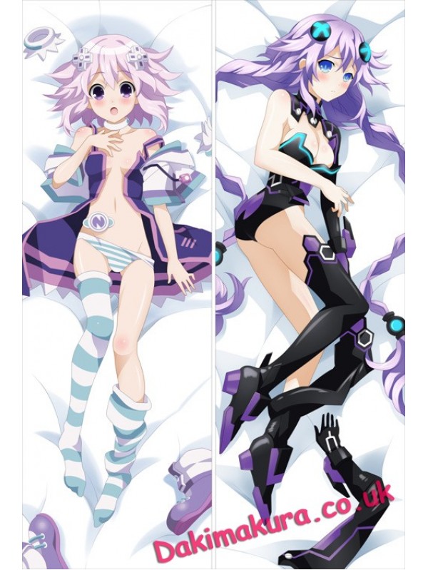 Hyperdimension Neptunia - Neptune + Purple Heart Pillow Cover