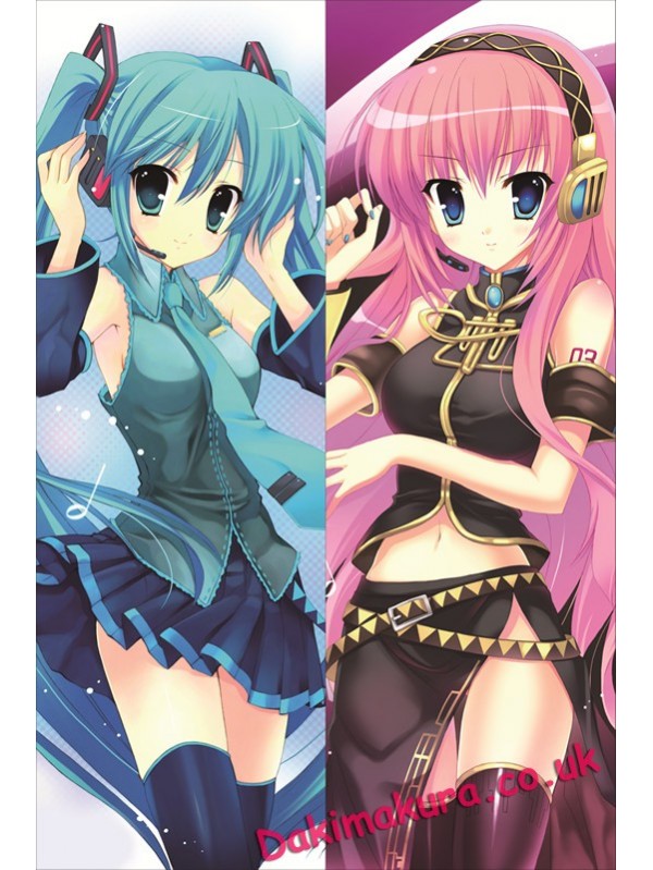 Vocaloid - Hatsune Miku + Luka Megurine Full body waifu japanese anime pillowcases