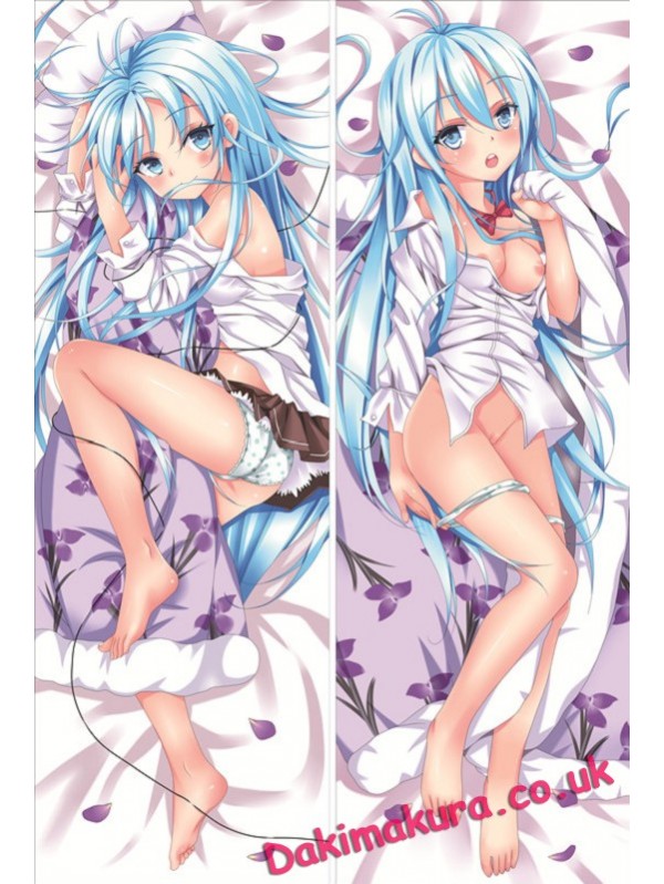 Electromagnetic Wave Woman and Adolescent Man - Erio Touwa Pillow Cover