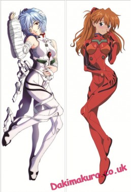 Neon Genesis Evangelion - Rei Ayanami - Asuka Langley Soryu Pillow Cover