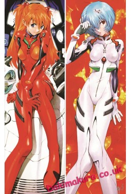 Neon Genesis Evangelion - Rei Ayanami - Asuka Langley Soryu Pillow Cover