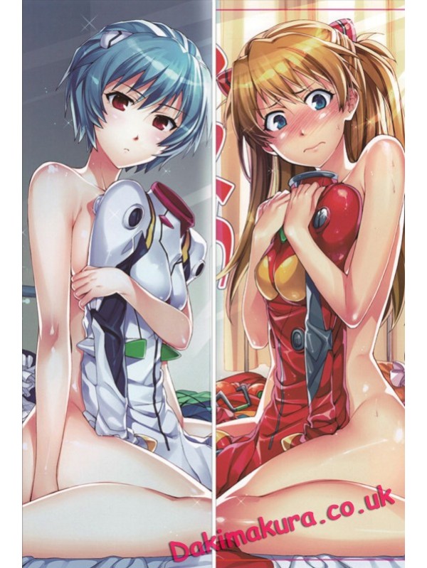 Neon Genesis Evangelion - Rei Ayanami - Asuka Langley Soryu Pillow Cover