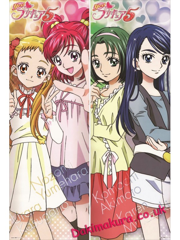 Pretty Cure Anime Dakimakura Japanese Hugging Body Pillow Cover