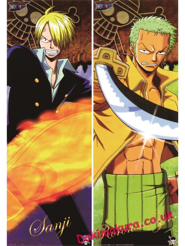 One Piece - Roronoa Zoro - Sanji Full body waifu anime pillowcases