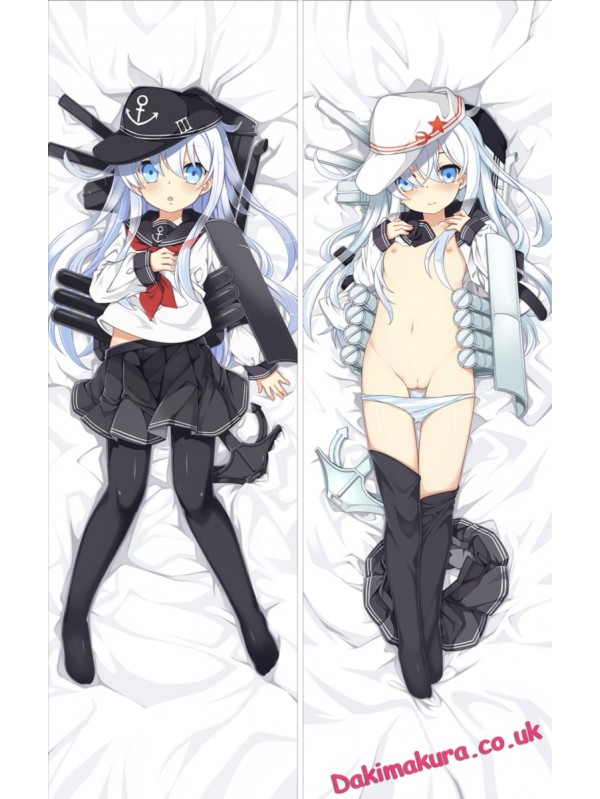 Kantai Collection Japanese destroyer Hibiki Anime Dakimakura Pillow Cover