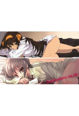 Haruhi Suzumiya Anime Dakimakura Japanese Hugging Body Pillow Cover