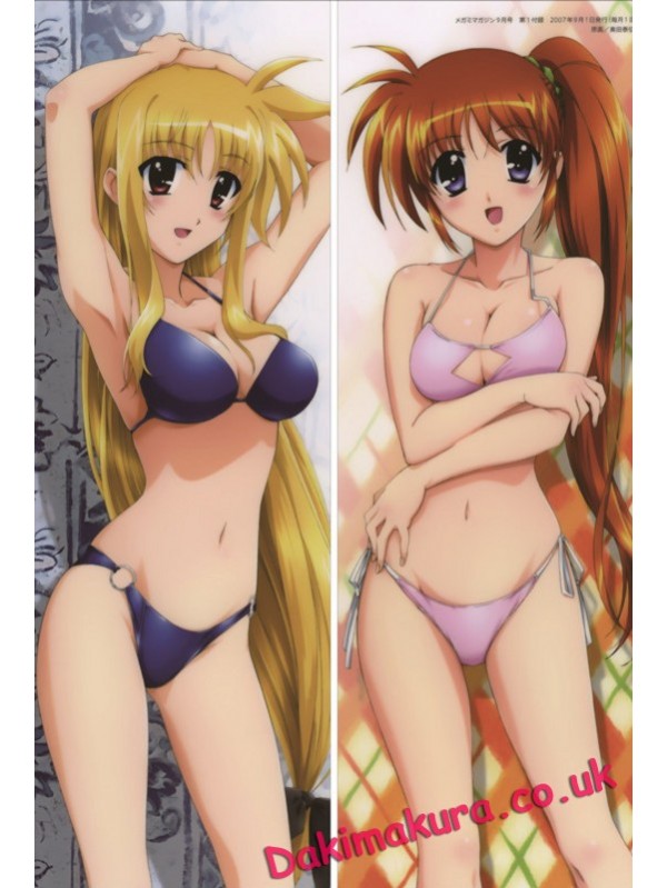 Magical Girl Lyrical Nanoha - Fate Testarossa - Nanoha Takamachi Anime Dakimakura Pillow Cover