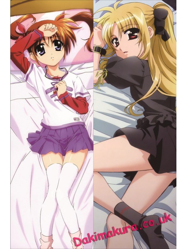 Magical Girl Lyrical Nanoha - Fate Testarossa - Nanoha Takamachi Anime Dakimakura Pillow Cover