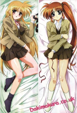 Magical Girl Lyrical Nanoha - Fate Testarossa - Nanoha Takamachi Anime Dakimakura Pillow Cover