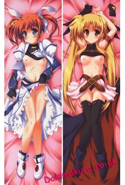 Magical Girl Lyrical Nanoha - Fate Testarossa + Nanoha Takamachi Anime Dakimakura Pillow Cover