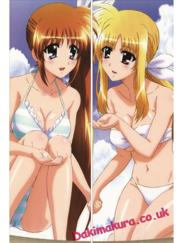 Magical Girl Lyrical Nanoha - Fate Testarossa - Nanoha Takamachi Anime Dakimakura Pillow Cover