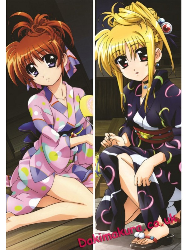 Magical Girl Lyrical Nanoha - Fate Testarossa - Nanoha Takamachi Anime Dakimakura Pillow Cover