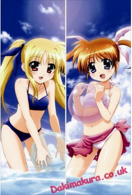 Magical Girl Lyrical Nanoha - Fate Testarossa - Nanoha Takamachi Anime Dakimakura Pillow Cover