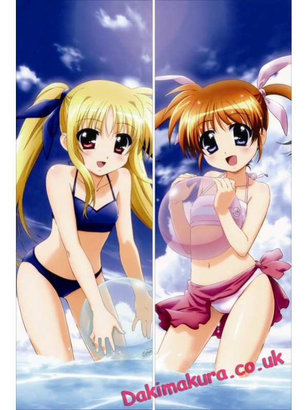 Magical Girl Lyrical Nanoha - Fate Testarossa - Nanoha Takamachi Anime Dakimakura Pillow Cover