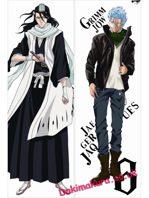 Bleach - Grimmjow Jaegerjaques - Byakuya Kuchiki Anime Dakimakura Pillow Cover