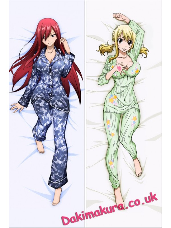 Fairy Tail - Erza Scarlet - Lucy Heartfilia Anime Dakimakura Hugging Body Pillow Cover