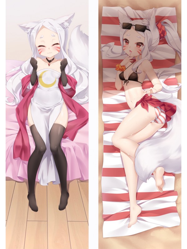 Sewayaki Kitsune no Senko-san Shiro Anime Dakimakura Japanese Love Body Pillow Cover